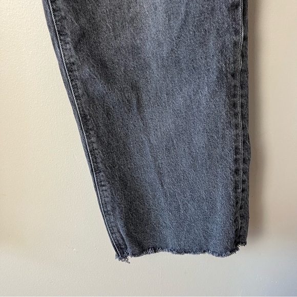 Old Navy Maternity Full Panel Slouchy Straight Distressed Gray Jeans 16 - Picture 6 of 11